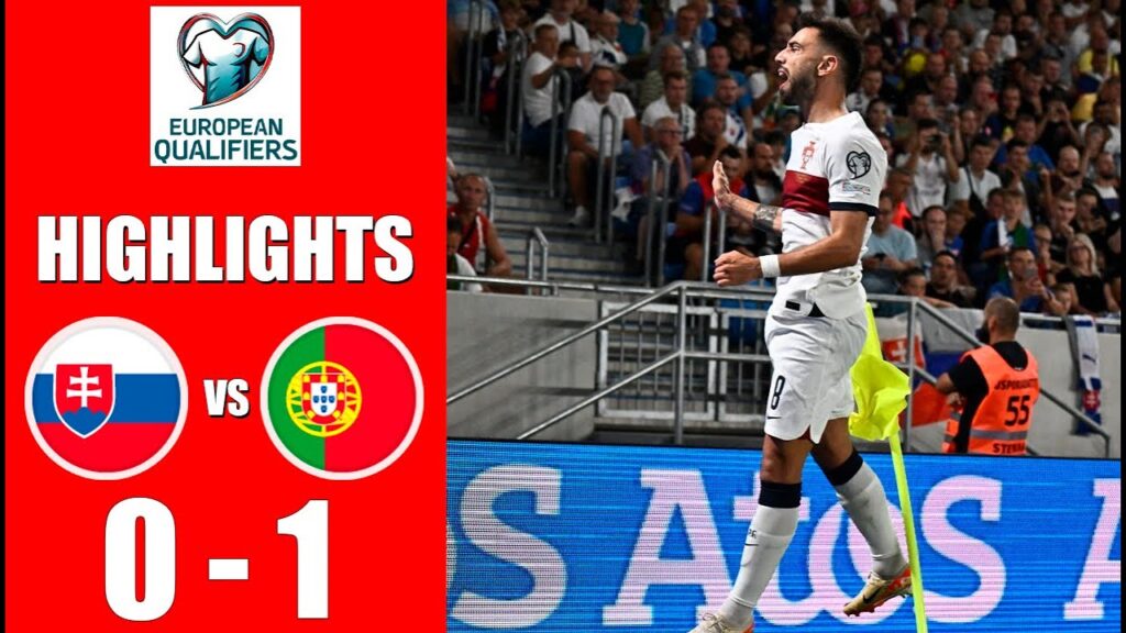 Bruno Fernandes Goal | Slovakia vs Portugal 0-1 Extended Highlights | UEFA EURO Qualifiers 2024