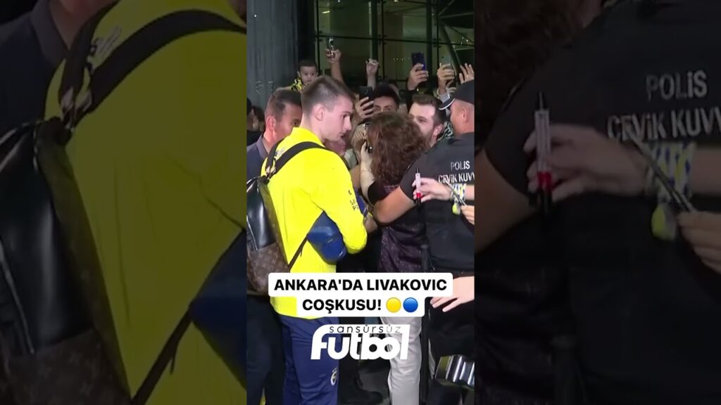 Kalecisine kavuşan Fenerbahçelilerin coşkusu! Livakovic Ankara'da! 🟡🔵