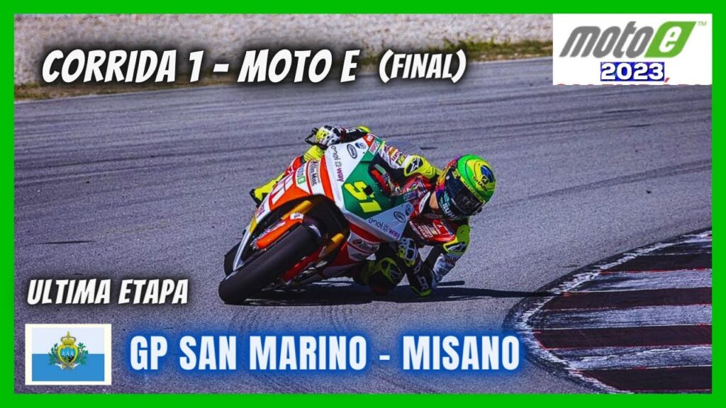 MOTO E 23 CORRIDA 1 SPRINT GP SAN MARINO MISANO AO VIVO ESPN STAR PLUS - MOTOe 2023 COMPLETA RACE
