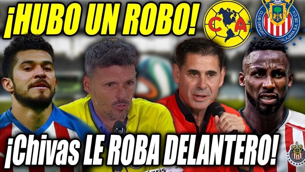 ¡ROBA DELANTERO DEL AMÉRICA! CHICHARITO Y HENRY MARTÍN EN MEDIO DE UN 'ROBO'