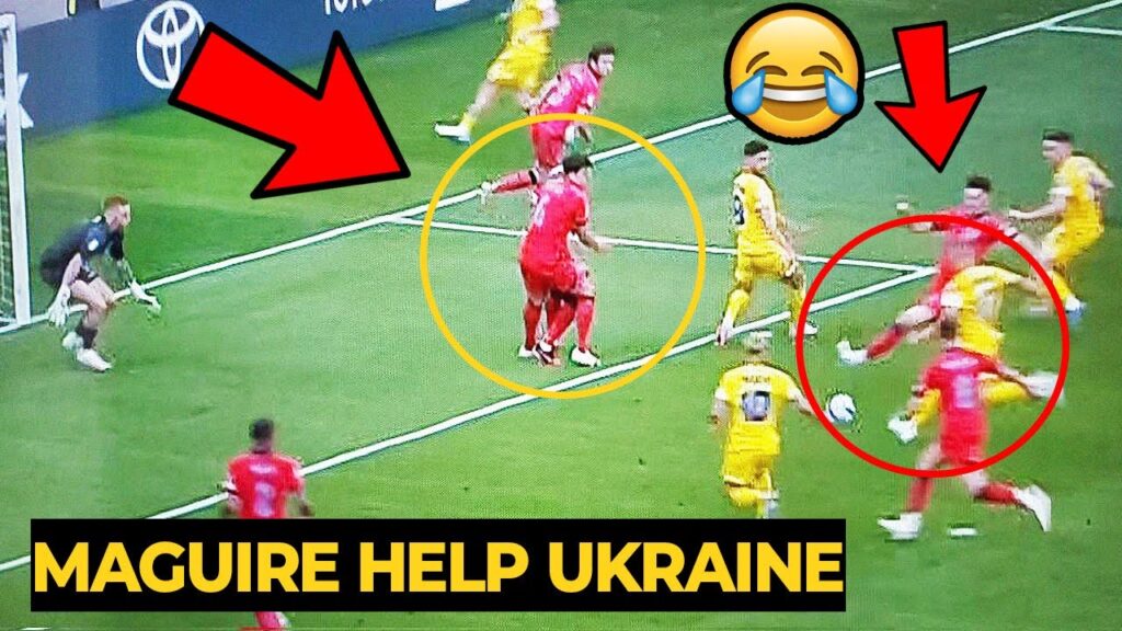 🔥 DISGRACEFUL! Harry Maguire marking his CB partner Guehi for help Ukraine | Manchester United News