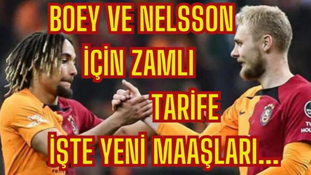 Galatasaray'dan maaş harekatı! Boey ve Nelsson için düğmeye basıldı.