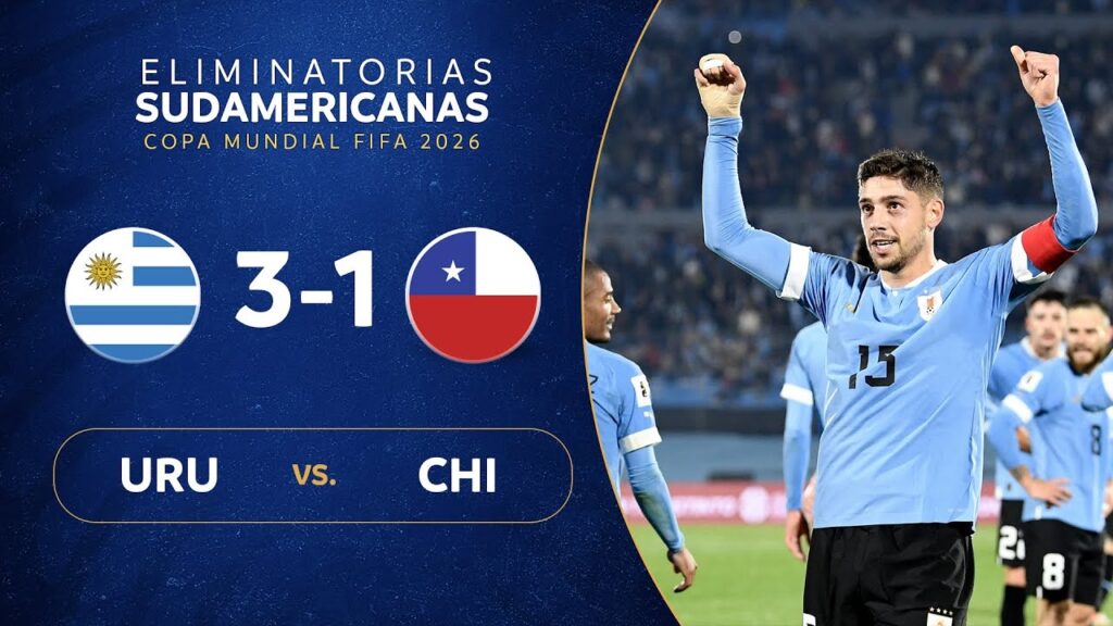 URUGUAY vs. CHILE [3-1] | RESUMEN | ELIMINATORIAS SUDAMERICANAS | FECHA 1