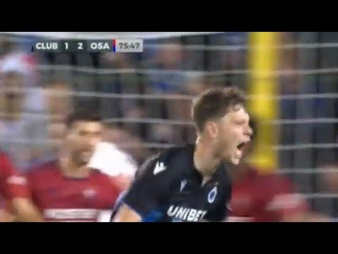 Club Brugge vs CA Osasuna 2-2 Andreas Skov Olsen & Igor Thiago score in draw for Brugge Match recap