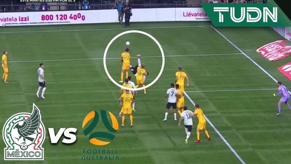 😳 Ok, pero la chilena de Héctor Herrera | México 0-1 Australia | Amistoso Internacional | TUDN