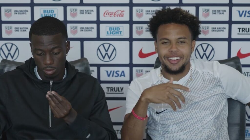 Weston McKennie and Tim Weah Speak Ahead of USMNT vs. Uzbekistan in St. Louis