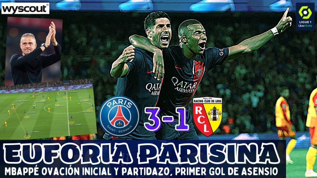MBAPPÉ INSTALA AL PSG EN LA EUFORIA, GANÓ AL LENS Y CONTINUIDAD MUY CERCA. GRAN UGARTE, GOL ASENSIO
