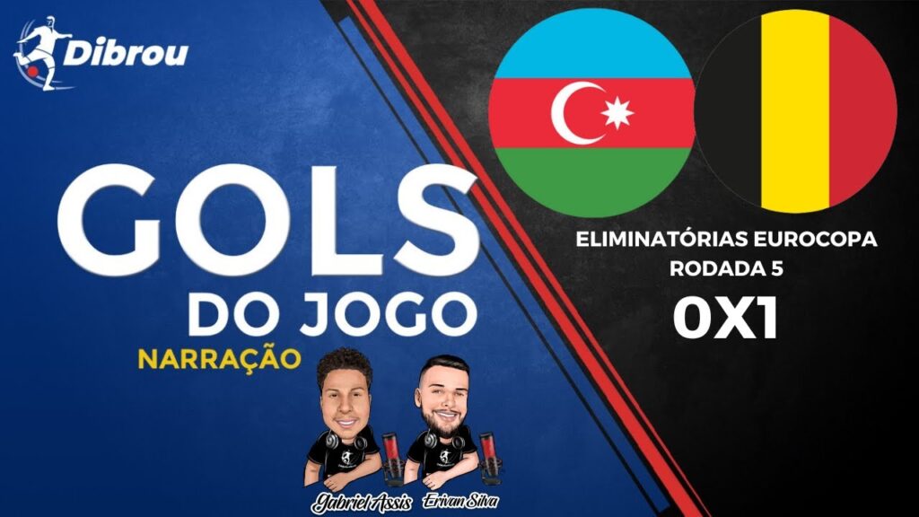 GOL DE YANNICK CARRASCO- AZERBAIJÃO 0X1 BÉLGICA- ELIMINATÓRIAS EUROCOPA 2024 RODADA 5