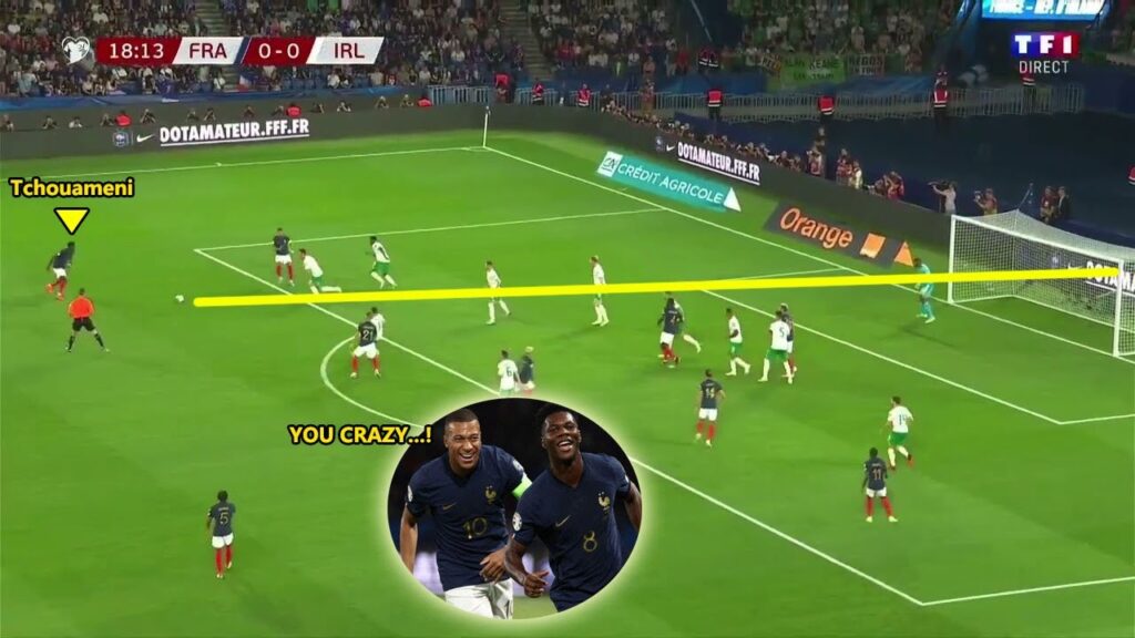 Aurelien Tchouameni Crazy Goal Vs Ireland 😱