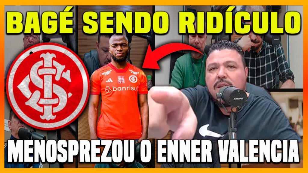 BAGÉ BEIRA AO RIDÍCULO AO TENTAR DIMINUIR A CONTRATAÇÃO DO ENNER VALENCIA!