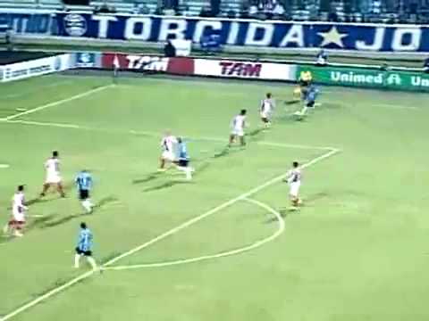 Grêmio 3 x 0 Náutico campeonato brasileiro 2009 Gol de Maxi López e Souza
