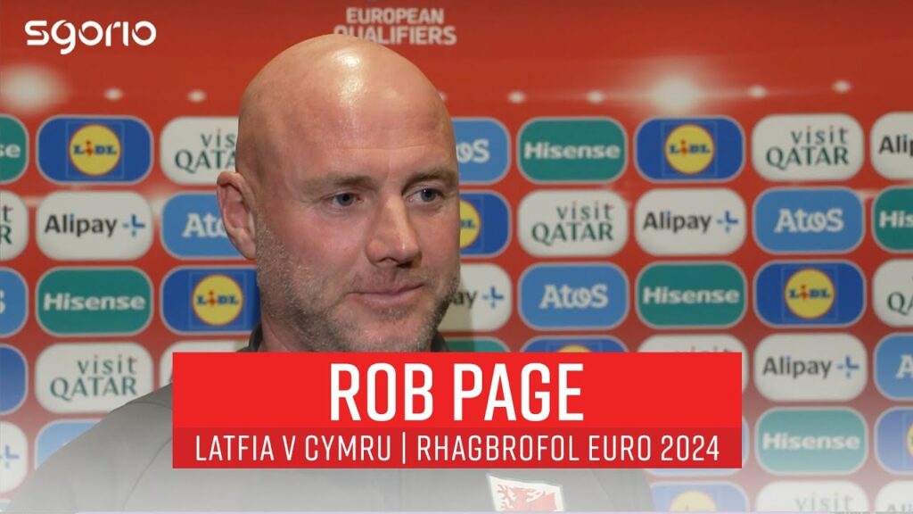 Rob Page | Latfia v Cymru | Latvia v Wales
