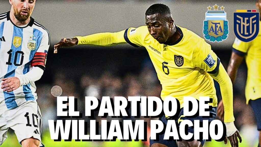 EL PARTIDO DE WILLIAM PACHO ANTE ARGENTINA