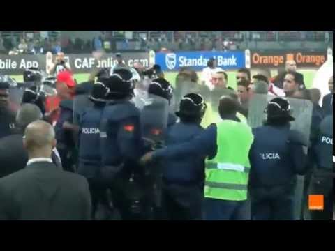 Syam Ben Youssef essaye de tabasser l’arbitre après le match Guinée équatoriale Vs Tunisie