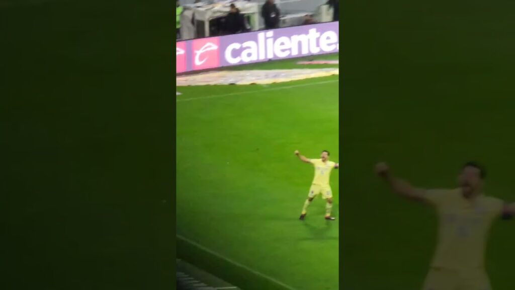 GOL 14 de HENRY MARTÍN festejado a los #Pumas | #SHORTS | #youtubeshorts | CLUB AMERICA