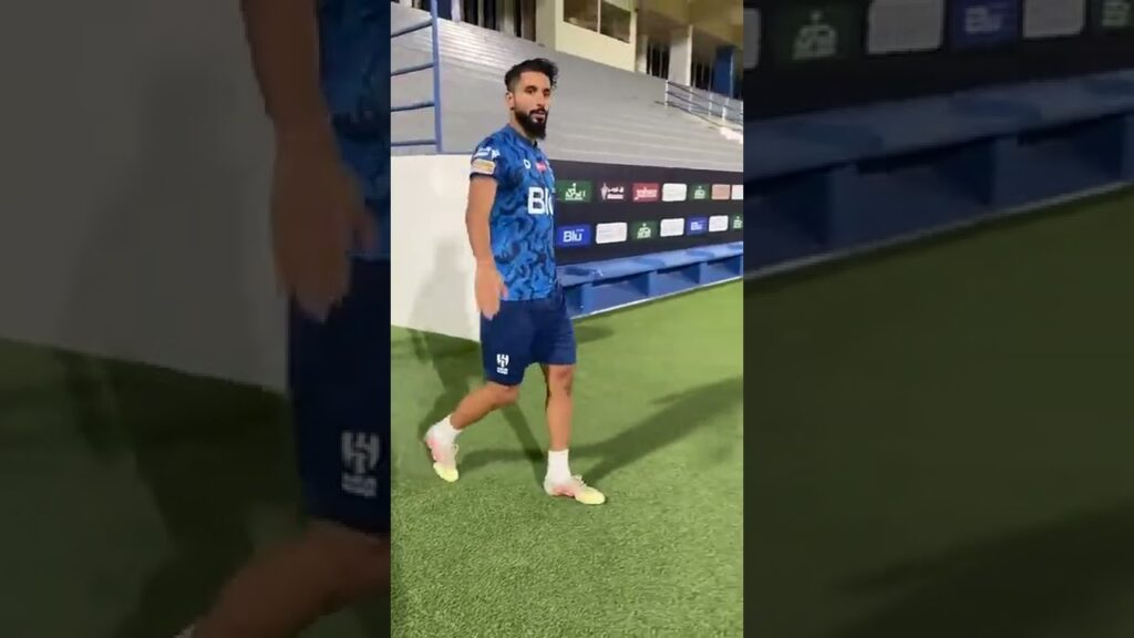 صالح الشهري يسلم عليكم 💙#الهلال