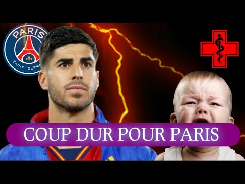 MARCO ASENSIO🇪🇸COUP DUR POUR LE PSG🔴🔵2 mois absent