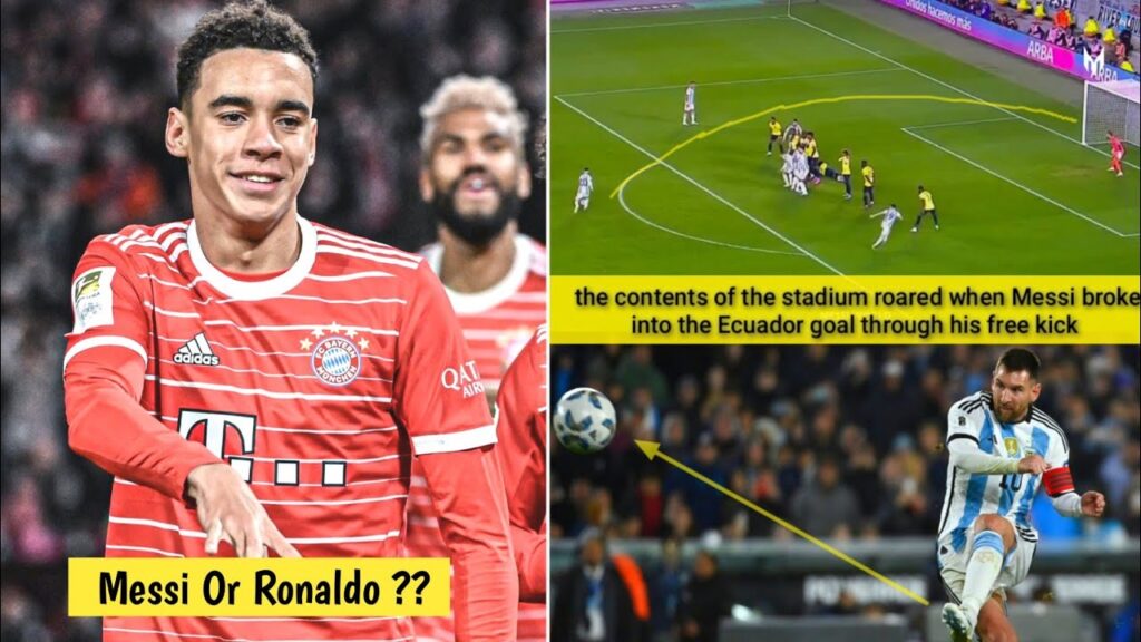 Musiala's answer when asked about Messi or Ronaldo