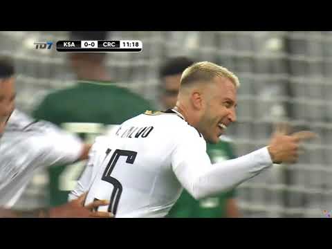 Gol de Francisco Calvo ante Arabia