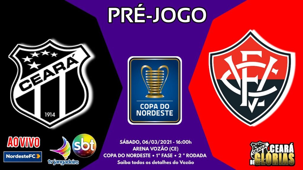 [PRÉ-JOGO] CEARÁ X VITÓRIA | Titulares Voltando/Provável time/Transmissão e Notícias Sobre o jogo