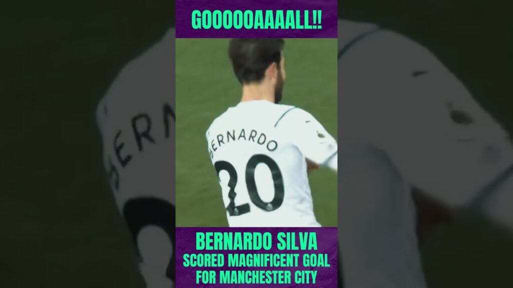 Bernardo Silve scored a great goal for MAN CITY! 🚀👑