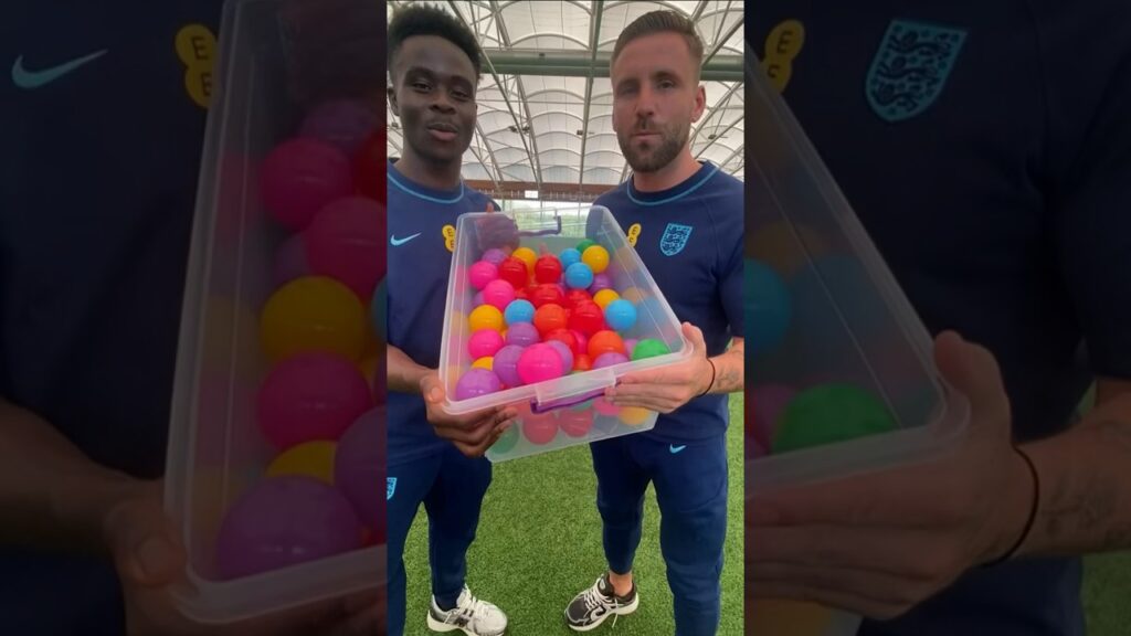 Three Lions Take On 100 Ball Challenge #shorts