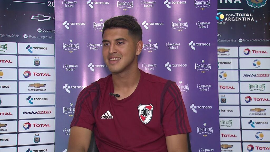 Exequiel Palacios se sumó al desafío de Fanáticos de la Copa