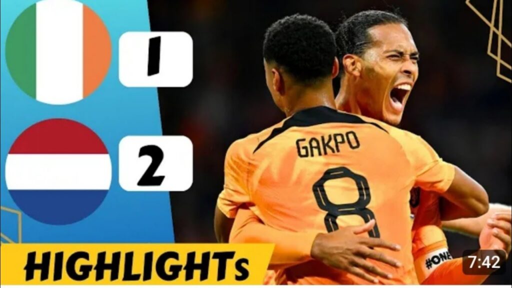ALL THE GOALS | Ireland 1-2 Netherlands | UEFA Euro 2024 Qualifier Highlights
