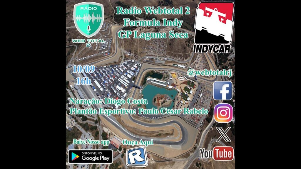 Formula Indy  GP Laguna Seca AO VIVO