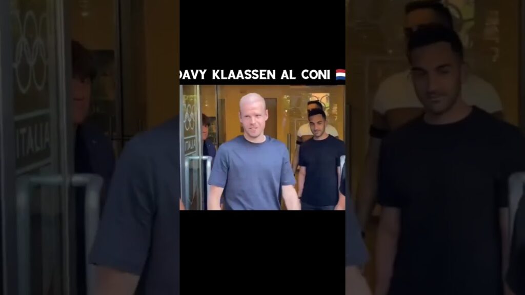 DAVY KLAASSEN AL CONI 🇳🇱⚫ ⚫🔵!! #amala#iminter#neiperte#shortsvideo#calciomercatointer