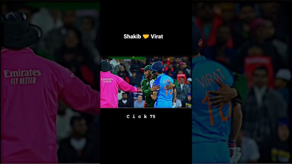 Unforgettable Moment: King Kohli and Sakib Al Hasan Make History