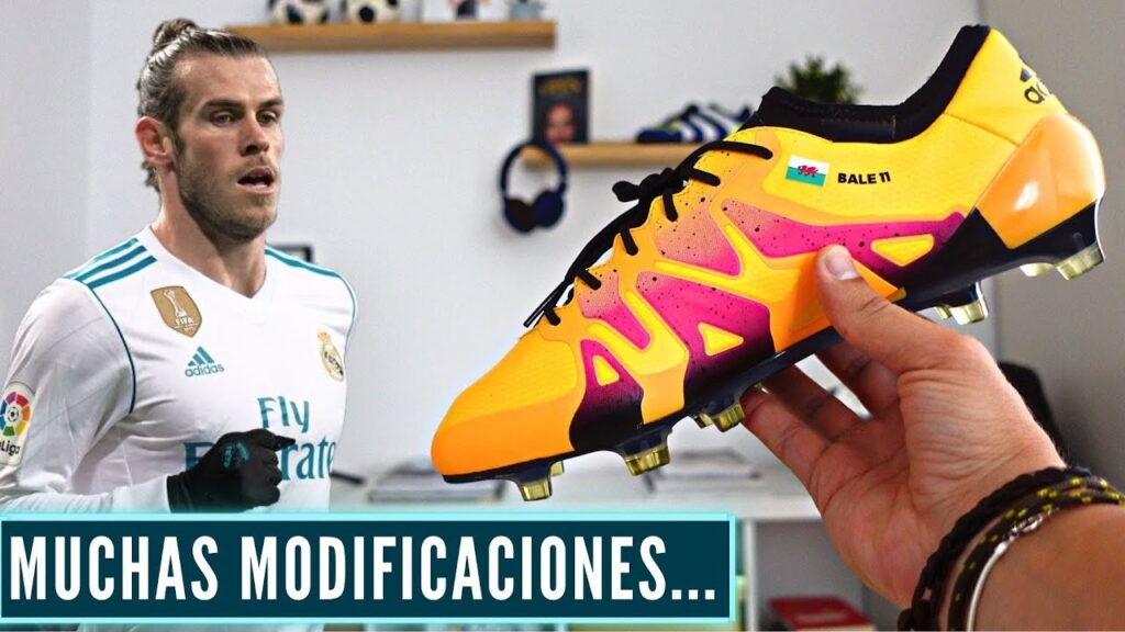 Las INCREÍBLES BOTAS MODIFICADAS de GARETH BALE | adidas X15.1