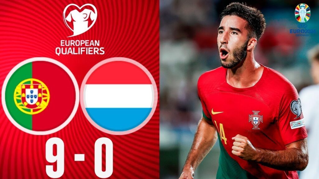Portugal vs Luxembourg 9-0 Highlights | UEFA Euro 2024 Qualifier