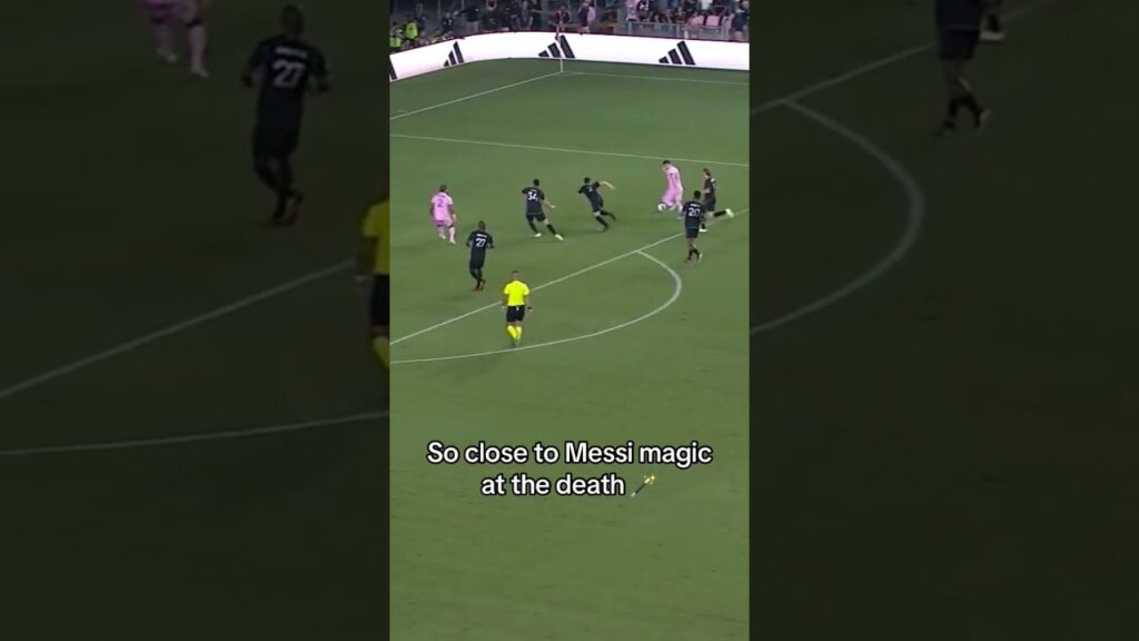 So close to Messi magic at the death 💀 #messi #football #intermiami #soccer #shorts