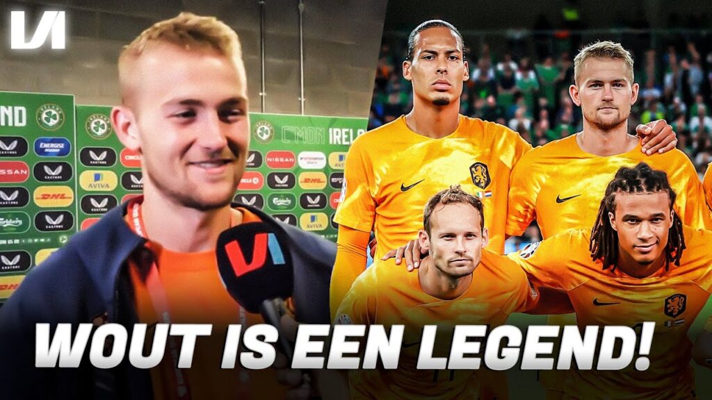Matthijs de Ligt KRITISCH & BLIJ: 'Wout is voor mij een LEGEND' | Reactie na Ierland - Nederland