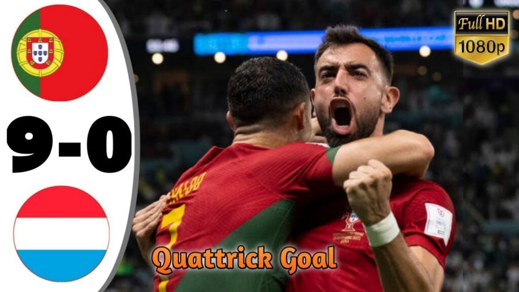 Portugal vs Luxembourg 9-0 • Highlights & All Goals • Hasil Kualifikasi Euro 2024 Tadi Malam