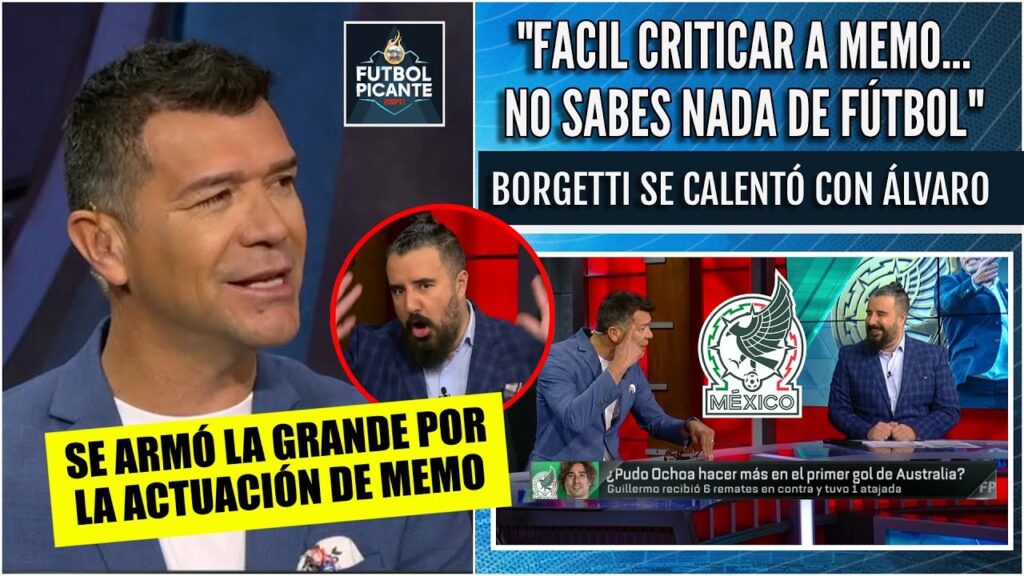 Álvaro LE CAYÓ ENCIMA a Memo Ochoa y Borgetti se PRENDIÓ: "Fácil para ti opinar" | Futbol Picante