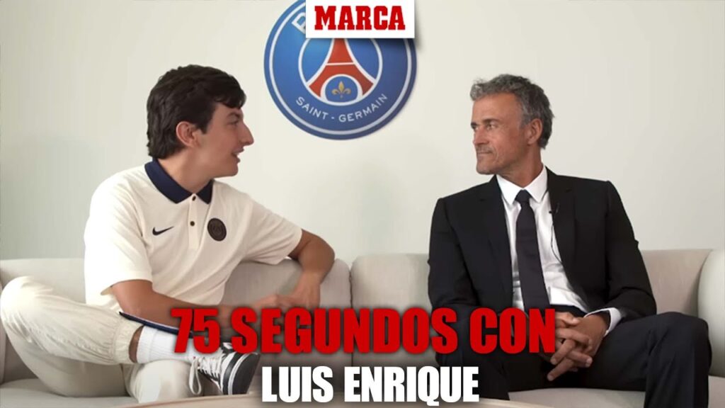 75 segundos con Luis Enrique: el test más personal al nuevo técnico del PSG I MARCA