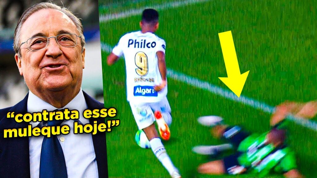 FOI POR ISSO QUE FIORENTINO PEREZ MANDOU CONTRATAR O RODRYGO!! RODRYGO BRINCAVA NO SANTOS!!!