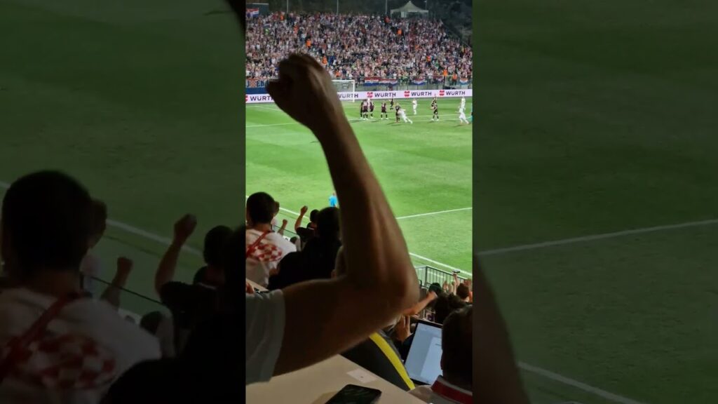 Bruno Petković za 1:0 Hrvatska vs Latvia