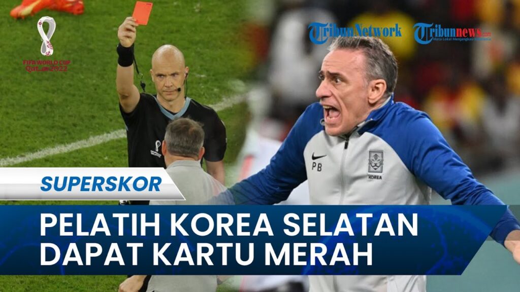 Noda Hitam Paulo Bento Pelatih Korea Selatan, Dapat Kartu Merah saat Lawan Ghana di Piala Dunia 2022