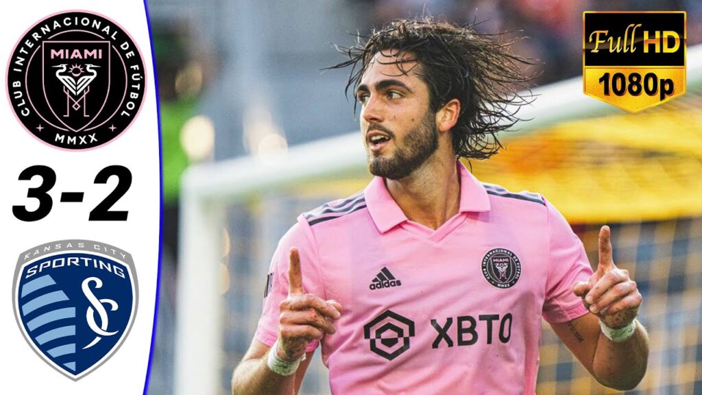 Inter Miami vs Sporting Kansas City 3-2 Highlights & All Goals 2023 🔥