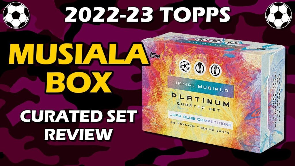 MOOSE BOX! 2022-23 Topps Jamal Musiala Platinum Curated Set Soccer Box Review