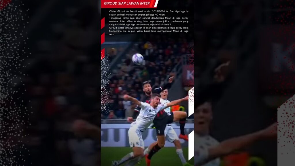 Giroud siap lawan inter #beritabola #giroud #milan