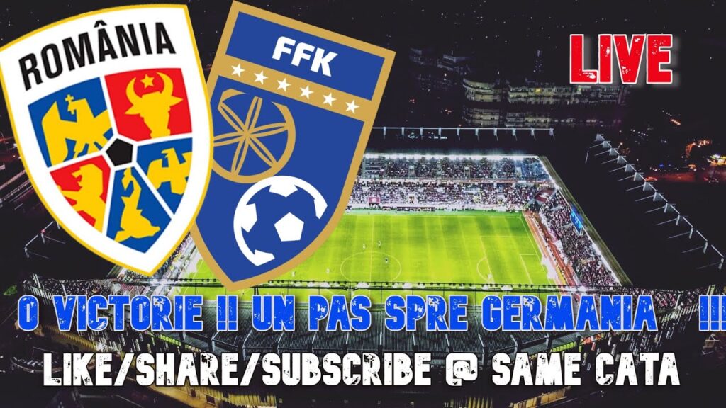 LIVE ❌ ROMANIA - KOSOVO ❌ #UEFA   #EURO 2024  #MECIURILIVEAUDIO