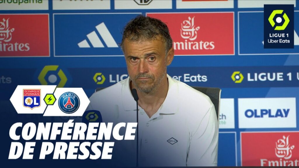 Conférence de presse OLYMPIQUE LYONNAIS - PARIS SAINT-GERMAIN (1-4) / 2023-2024