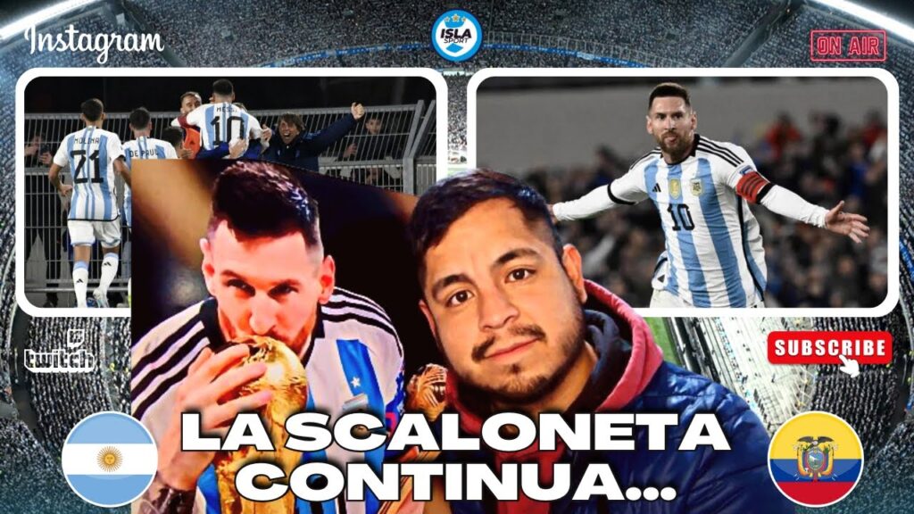REACCIÓN Y PUNTAJE - ARGENTINA 🇦🇷 1-0 ECUADOR 🇪🇨  - FECHA 1 - ELIMINATORIAS 2026 🏆