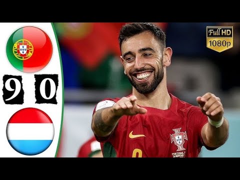 Portugal vs Luxembourg 9-0 EURO Highlights