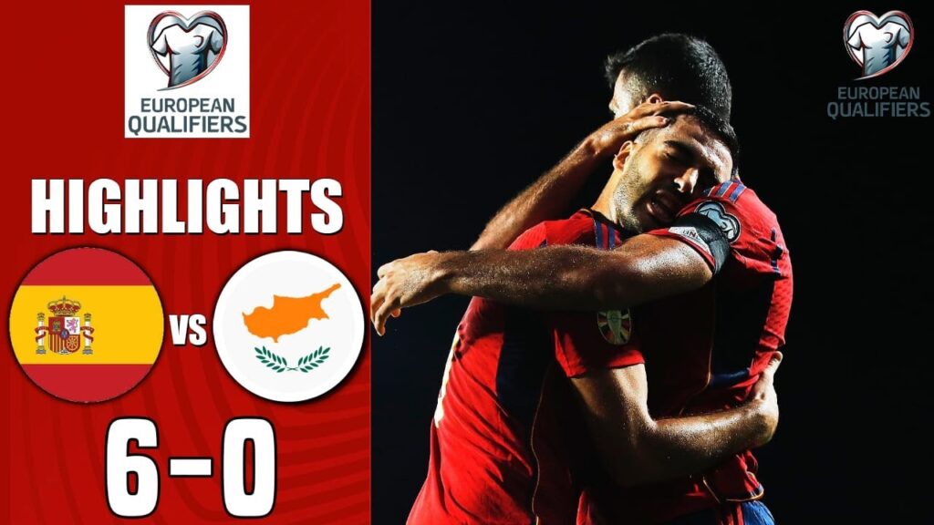 Spain vs Cyprus 6-0 Highlights | UEFA Euro Qualifiers 2024