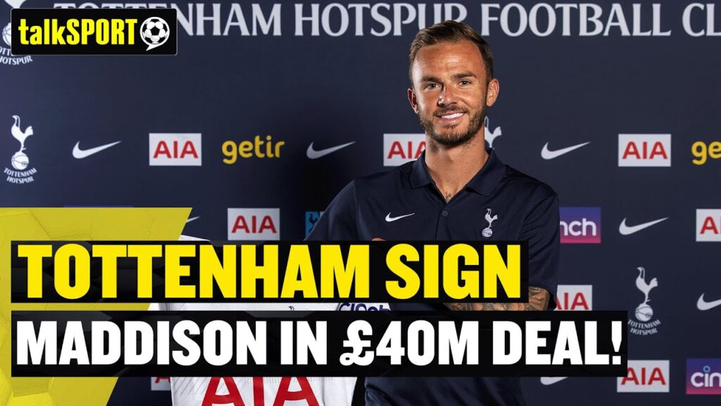 Tottenham Sign James Maddison for £40m! ✅ Spurs fans react as they bag a man in demand!